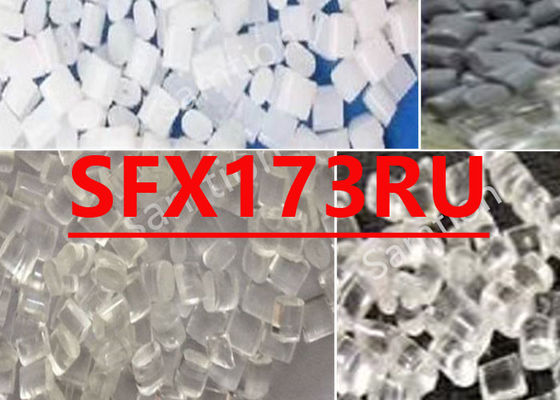 S-Plastic  SFX173RU is een transparante SecurFX-klasse met een hoge stroom, schimmelvrijstelling en UV-stabilisator.