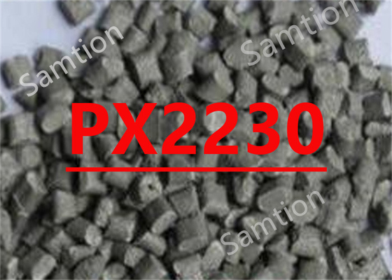 S-Plastic Noryl PX2230 NORYL PX2230 is een 7 procent kort glasvezelversterkt materiaal met een HDT/A van 110 oC volgens ISO 75