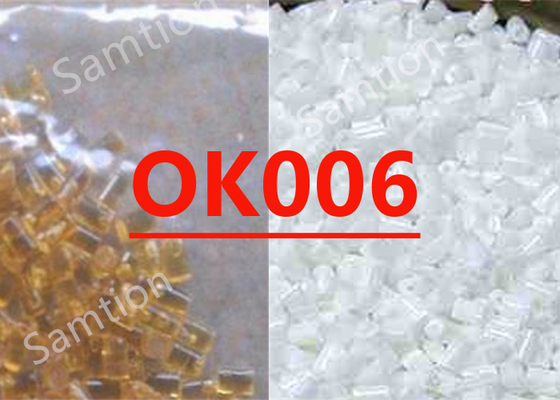 S-Plastic Thermocomp OK006 is gebaseerd op een lineair polyphenyleensulfide (PPS) dat talk bevat.