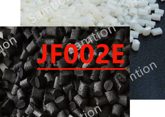 S-Plastic Thermocomp JF002E is een verbinding op basis van Polysulfonehars met glasvezel.