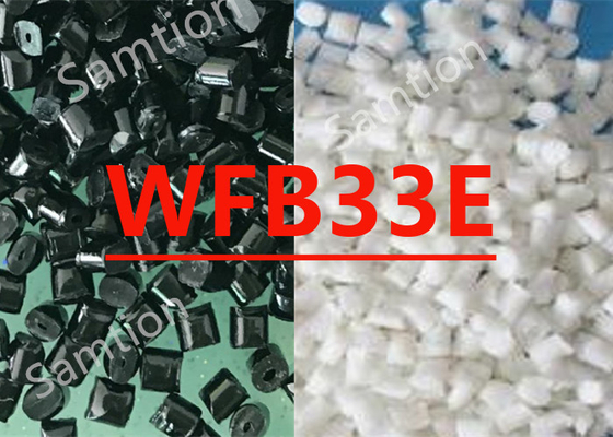 S-Plastic Thermocomp WFB33E harsverbinding op basis van polybutyleentereftalaathars met glasvezel en glaskralen.