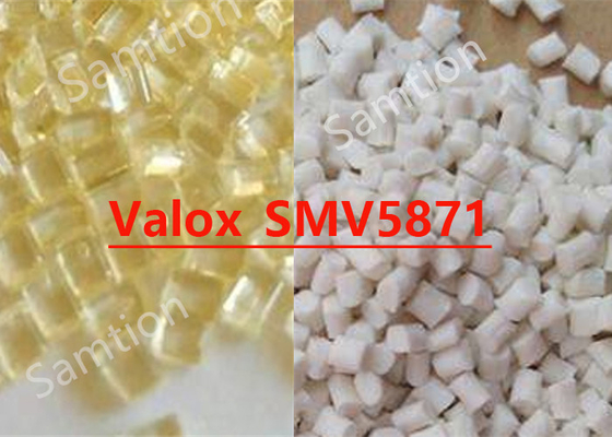 S-Plastic Thermocomp Valox_SMV5871 hars PREMIINARIE DATA. 20% mineraal gevulde PBT. Hoge modulus, dimensie stabiel, laag