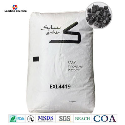 S-Plastic  EXL4419 een 9%-Glasvezel (GF) Versterkte Ondoorzichtige Injectie het Vormen (IM) Rang.