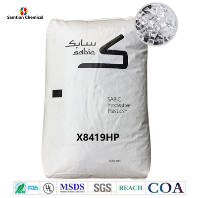 FDA-kwaliteit S-Plastic Xylex X8419HP Harzpellets Bulk Low Medium Flow Voor injectievorming