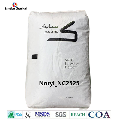 S-Plastic Stat-kon Noryl_NC2525 is een 25% CFR PPE+PS. Zeer geleidend. Hoge hitte. Kan worden toegevoegd aan vergelijkbaar materiaal/regrind